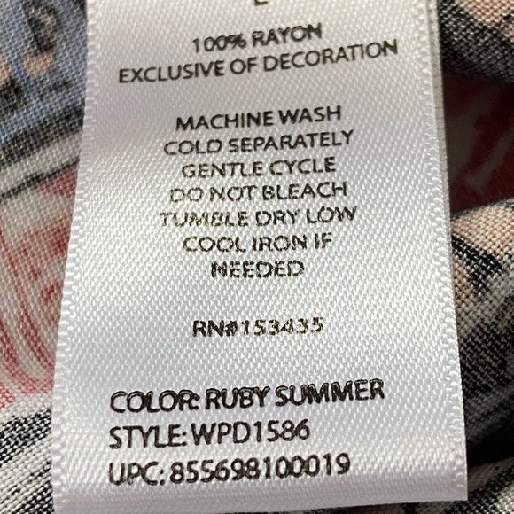 beachlunchlounge Midi Dress Vibrant Geometric Print Boho Sleeveless Size Large - Picture 4 of 9